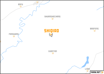 map of Shiqiao