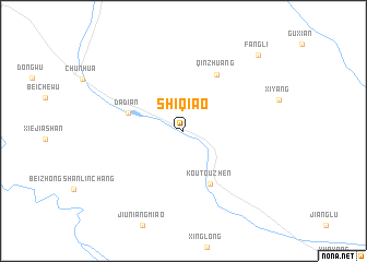 map of Shiqiao