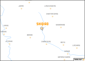 map of Shiqiao