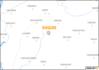 map of Shiqiao