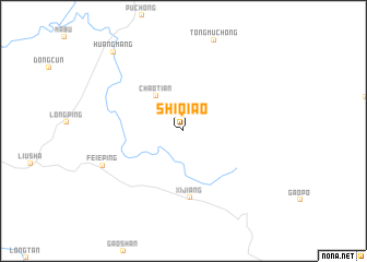 map of Shiqiao