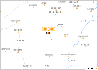 map of Shiqiao