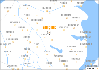 map of Shiqiao