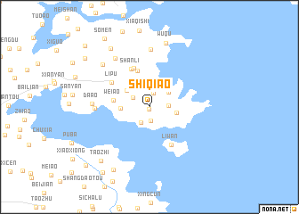 map of Shiqiao