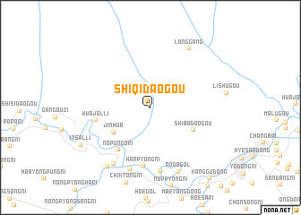map of Shiqidaogou