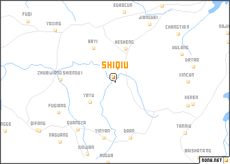 map of Shiqiu