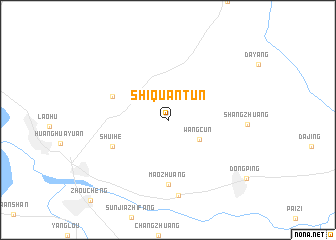 map of Shiquantun