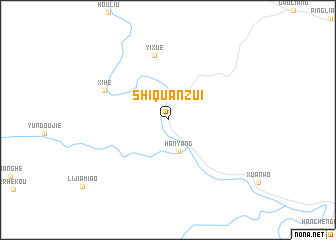 map of Shiquanzui