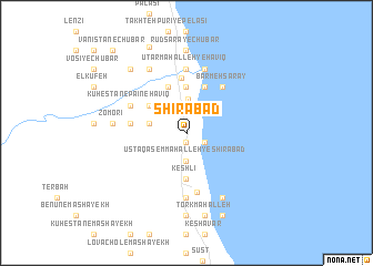 map of Shīrābād