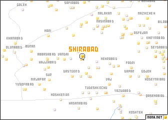 map of Shīrābād