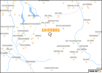 map of Shīrābād