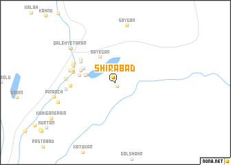 map of Shīrābād