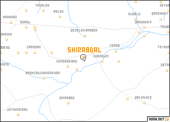 map of Shīr Abdāl