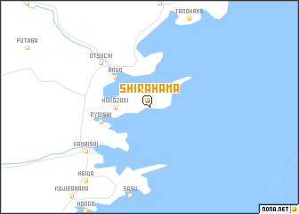 map of Shirahama