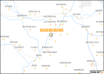 map of Shirakavan