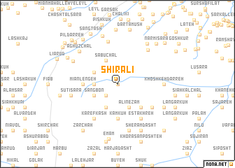 map of Shīr ‘Alī