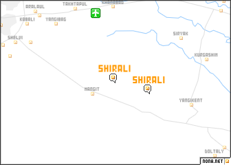 map of Shirali