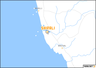 map of Shirāli