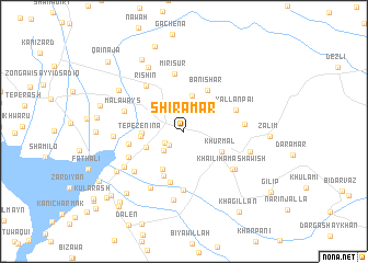 map of Shīrāmar