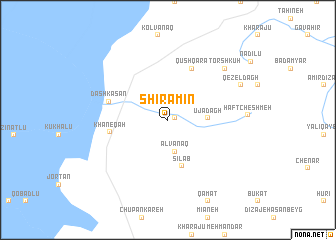 map of Shīr Amīn