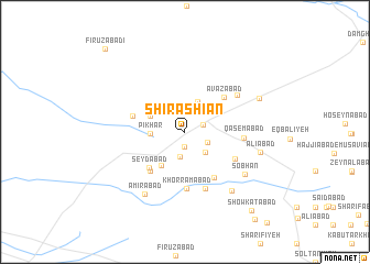 map of Shīr Āshīān