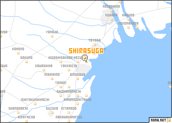 map of Shirasuga