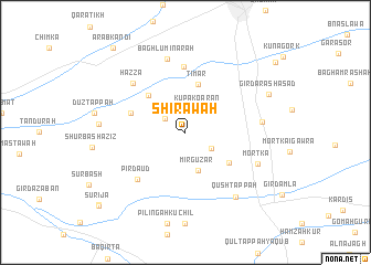 map of Shīrāwah