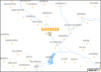 map of Shīrāwah