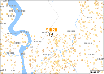 map of Shira