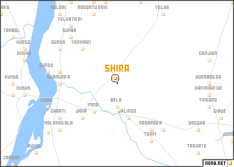map of Shira