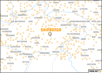 map of Shīr Bānda