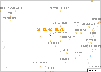 map of Shīr Bāz Kheyl