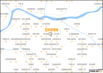 map of Shirba