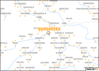 map of Shīr Darreh