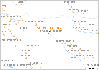 map of Shīreh Cheqā