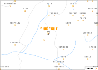 map of Shirekut