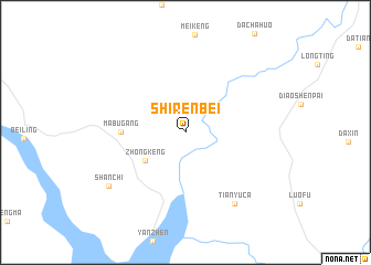 map of Shirenbei