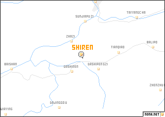 map of Shiren