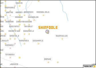 map of Shirfoole