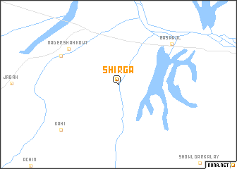 map of Shīrgaº