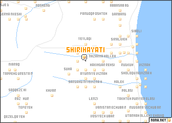 map of Shīrī Ḩayāţī