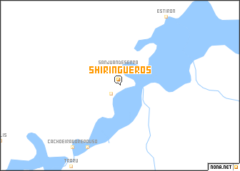 map of Shiringueros