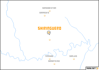 map of Shiringuero