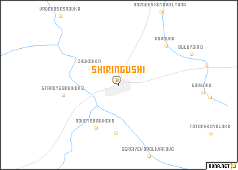 map of Shiringushi