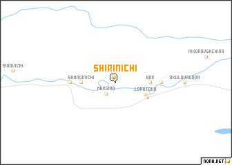 map of Shirinichi