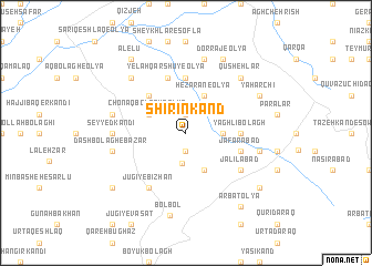 map of Shīrīn Kand