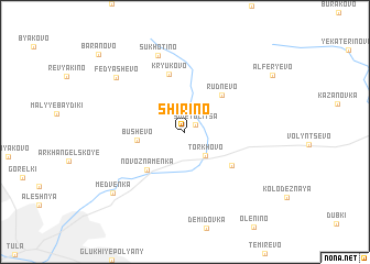 map of Shirino