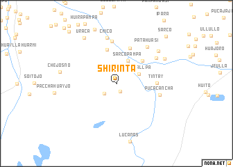 map of Shirinta