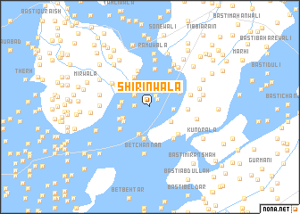 map of Shīrīnwāla