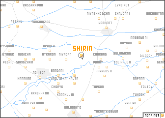 map of Shirin